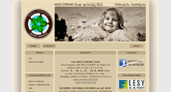 Desktop Screenshot of mezi-stromy.cz